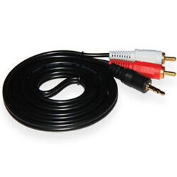 Кабель Аудіо 3m, 3,5mm (джек) /2xrca (тюльпан)