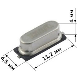 Кварцевий резонатор 3.579545MHz HC49/SM SMD