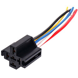 Колодка для реле QY302-5pin с проводами