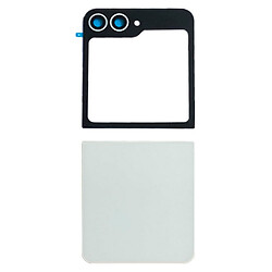 Задняя крышка Samsung F741 Galaxy Flip 6, High quality, Серебряный