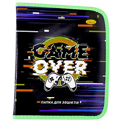 Папка для зошитів на блискавці "Game Over", Апельсин