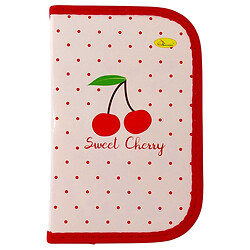 Пенал учнівський на блискавці "CHERRY", 190x130 мм, Апельсин