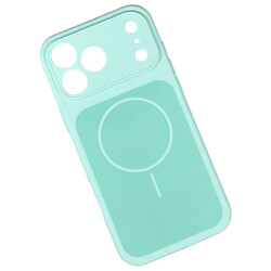Чохол (накладка) Apple iPhone 13 Pro, Silicone Case Vision, MagSafe, Бірюзовий