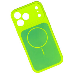 Чохол (накладка) Apple iPhone 13, Silicone Case Vision, MagSafe, Зелений
