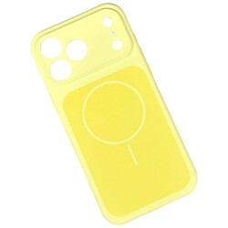 Чехол (накладка) Apple iPhone 14 Pro Max, Silicone Case Vision, MagSafe, Cream Yellow, Желтый