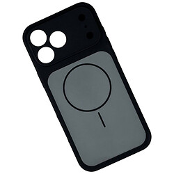 Чохол (накладка) Apple iPhone 17 Pro, Silicone Case Vision, MagSafe, Чорний