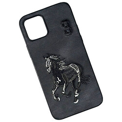 Чехол (накладка) Apple iPhone 12 / iPhone 12 Pro, Teddy Bear Embroidered, Оранжевый