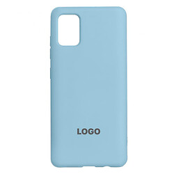 Чехол (накладка) Samsung A415 Galaxy A41, Original Soft Case, Light Blue, Голубой