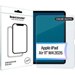 Защитное стекло Apple iPad Air 11 2026, BeCover, Прозрачный