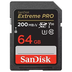 Карта пам'яті SanDisk MicroSDXC Extreme Pro V30, 64 Гб.