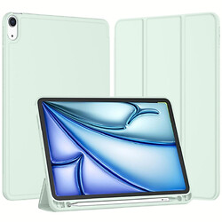 Чехол (книжка) Apple iPad Air 11 2026, BeCover Tri Fold Soft TPU, Зеленый