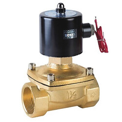 Клапан электромагнитный нормально открытый, 1 1/2", 12VDС