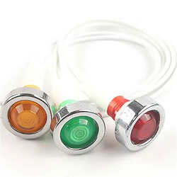 Сигнальный индикатор XD10-7W-LED L=200mm 12V Зеленый