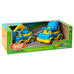 Дитячий набір «Mini Matiki: бетонозмішувач, екскаватор», у коробці, Bamsik