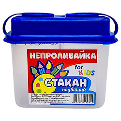 Подвійна непроливайка, з кришечками, 10x8,5x6,5 см, Mic