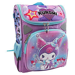 Рюкзак «КУРОМІ / KUROMI», розмір: 25х16х31 см, 2 відділення, 2 кишені, на блискавці, регульовані лямки, пластикові вставки, Mic