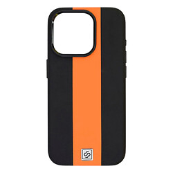 Чехол (накладка) Apple iPhone 15, Rally, MagSafe, Black-Orange, Черный