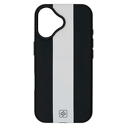 Чехол (накладка) Apple iPhone 16, Rally, MagSafe, Black-White, Черный