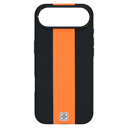 Чехол (накладка) Apple iPhone 17 Air, Rally, MagSafe, Black-Orange, Черный