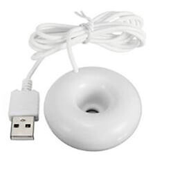 Ультразвуковий Генератор туману 5V USB бублик білий