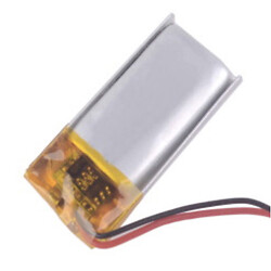 Li-pol аккумулятор 501025P , 100 мА/ч 3.7V с платой защиты, 100 mAh, 5,0 x 10 x 25 мм.