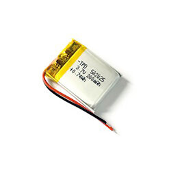 Li-pol акумулятор 502025P, 200 мА/год 3.7V з платою захисту, 200 mAh, 5,0 х 20 х 25 мм.