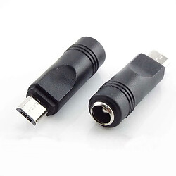 Переходник гнездо 5.5/2.1 / microUSB