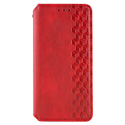 Чехол (книжка) Xiaomi Poco C81 / Redmi A7 Pro, GETMAN Cubic, Красный