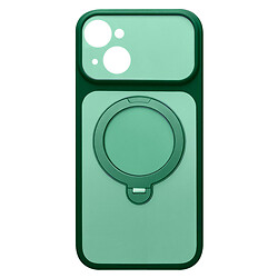 Чехол (накладка) Apple iPhone 13, Ummi Full Camera HQ Ring, MagSafe, Зеленый