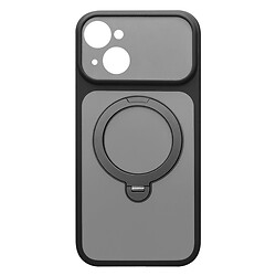 Чехол (накладка) Apple iPhone 15, Ummi Full Camera HQ Ring, MagSafe, Черный