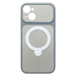 Чехол (накладка) Apple iPhone 15, Ummi Full Camera HQ Ring, MagSafe, Серый