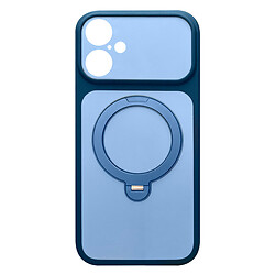 Чехол (накладка) Apple iPhone 17, Ummi Full Camera HQ Ring, MagSafe, Navy Blue, Синий