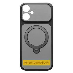 Чехол (накладка) Apple iPhone 17 Air, Ummi Full Camera HQ Ring, MagSafe, Черный