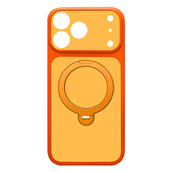 Чехол (накладка) Apple iPhone 17 Pro, Ummi Full Camera HQ Ring, MagSafe, Оранжевый