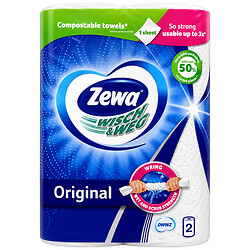Набор бумажных полотенец Zewa Wisch&Weg Original, 2 слоя, 2 шт./уп.