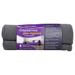 Серветка для миття пiдлоги мікрофібра Максус Плюс