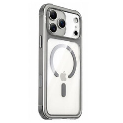 Чохол (накладка) Apple iPhone 17 Pro Max, NJ0YNY Steel Armor Case, MagSafe, Сірий