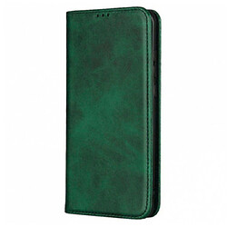 Чехол (книжка) Xiaomi Redmi Note 15, Leather Case Fold, Dark Green, Зеленый