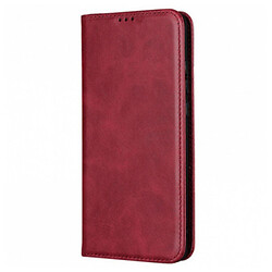 Чехол (книжка) Xiaomi Redmi Note 15, Leather Case Fold, Dark Red, Красный