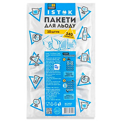 Пакети для заморожування льоду ISTOK, 240 крижинок/пач.