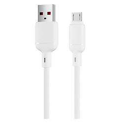 USB кабель Wiwu C086 Stellar, MicroUSB, 1.0 м., Білий