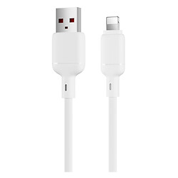 USB кабель Wiwu C087 Stellar Apple iPhone SE 2022 / iPhone 14 Pro Max / iPhone 14 Plus / iPhone 14 Pro / iPhone 14 / iPhone 13 Pro / iPhone 13 Mini / iPhone 13 / iPhone 13 Pro Max / iPhone 12 Mini / iPhone 12 Pro Max, Lightning, 1.0 м., Білий