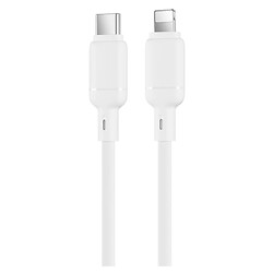 USB кабель Wiwu C089 Stellar Apple iPhone SE 2022 / iPhone 14 Pro Max / iPhone 14 Plus / iPhone 14 Pro / iPhone 14 / iPhone 13 Pro / iPhone 13 Mini / iPhone 13 / iPhone 13 Pro Max / iPhone 12 Mini / iPhone 12 Pro Max, Lightning, 1.0 м., Белый