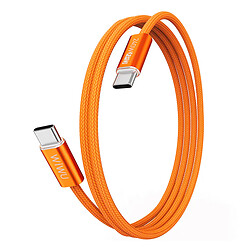 USB кабель Wiwu C101 Essen, Type-C, 1.5 м., Оранжевый