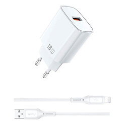 СЗУ Wiwu G006 Essen Apple iPhone SE 2022 / iPhone 14 Pro Max / iPhone 14 Plus / iPhone 14 Pro / iPhone 14 / iPhone 13 Pro / iPhone 13 Mini / iPhone 13 / iPhone 13 Pro Max / iPhone 12 Mini / iPhone 12 Pro Max / iPhone 12 Pro, С кабелем, Lightning, Белый