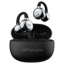 Bluetooth-гарнітура HiFuture Flexclip, Стерео, Чорний