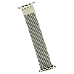 Ремінець Apple Watch 42 / Watch 44, Milanese loop, Starlight, Білий