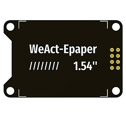 Дисплей чорнильний 1.54" WeAct Studio E-Paper, чорний/білий
