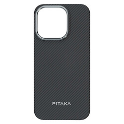 Чехол (накладка) Apple iPhone 16 Pro, Pitaka Ultra Slim, MagSafe, Black-Gray, Черный