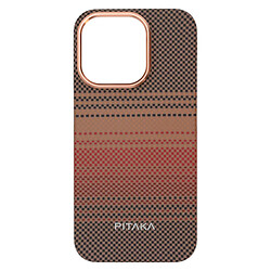 Чохол (накладка) Apple iPhone 16, Pitaka Ultra Slim, Sunset, MagSafe, Малюнок